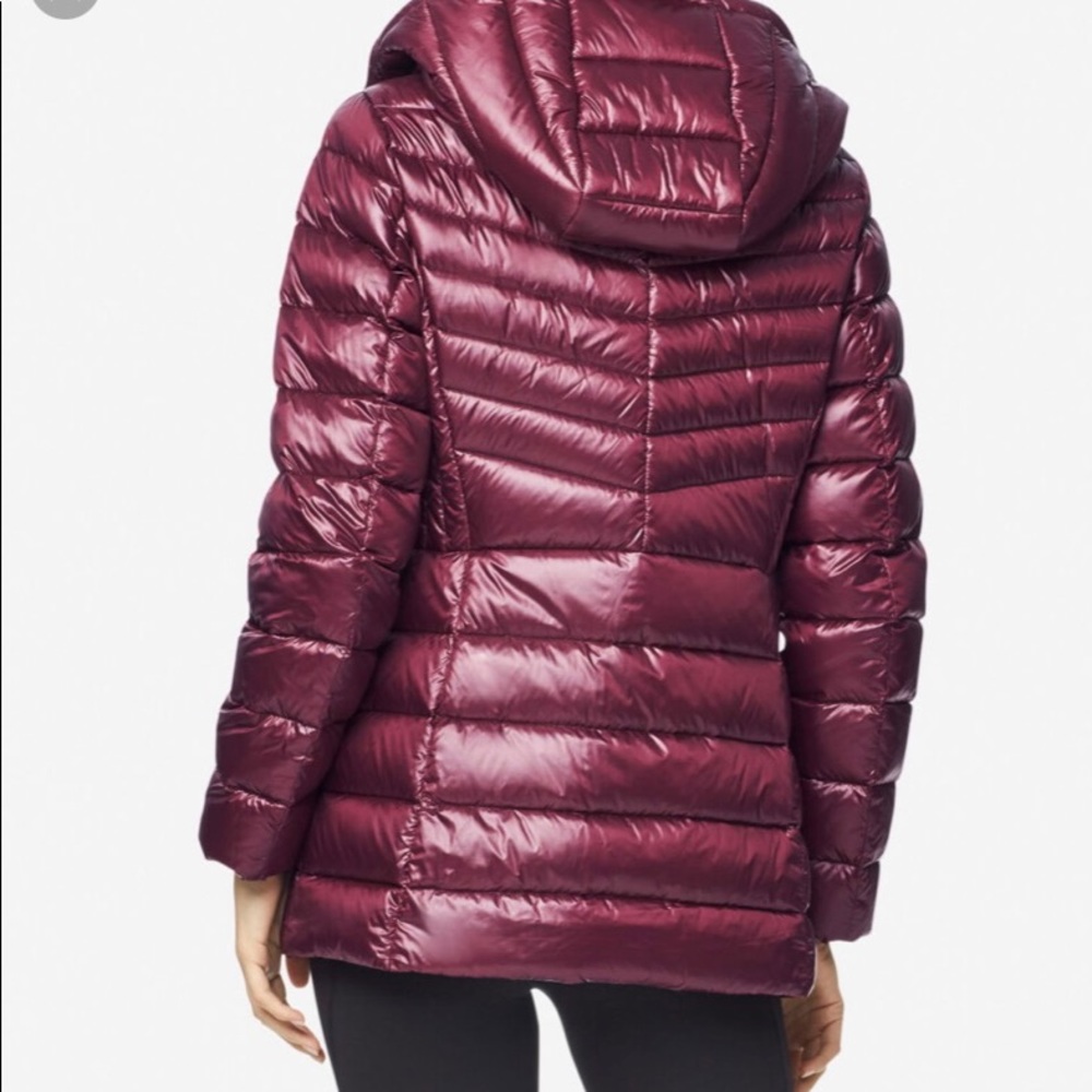 Lightweight coat Cole Haan glossy womens ultra S - Picture 2 of 8